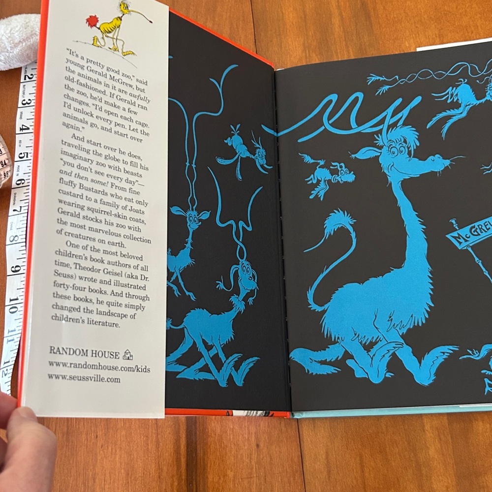 NWT Dr. Seuss if I Ean The Zoo book with plush - Picture 8 of 9